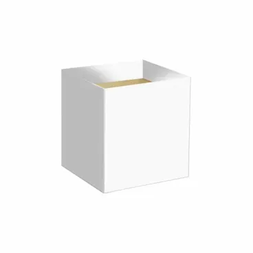 Cachepo Quadrado Arrazo 11cm Branco